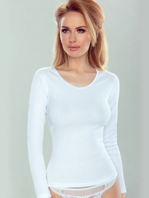 Women's Classic Cotton Long Sleeve T-Shirt Eldar Irene Plus