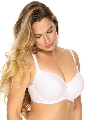 White Padded Underwire Full Cup Bra Gaia 281 Kate 2