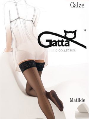 Women's Back Seam Stockings Gatta Matilde 20den