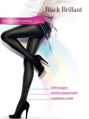 Women's Ultra Shiny Pantyhose/Tights Gatta Black Brillant