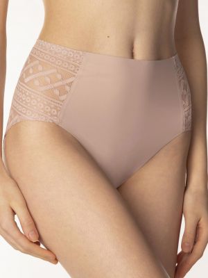Sloggi High Waisted Control Maxi Lady Seamless Cotton Underwear or Panties,  2 Pack