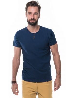 Men's Button Down Cotton T-Shirt Promostars M Button1 21230