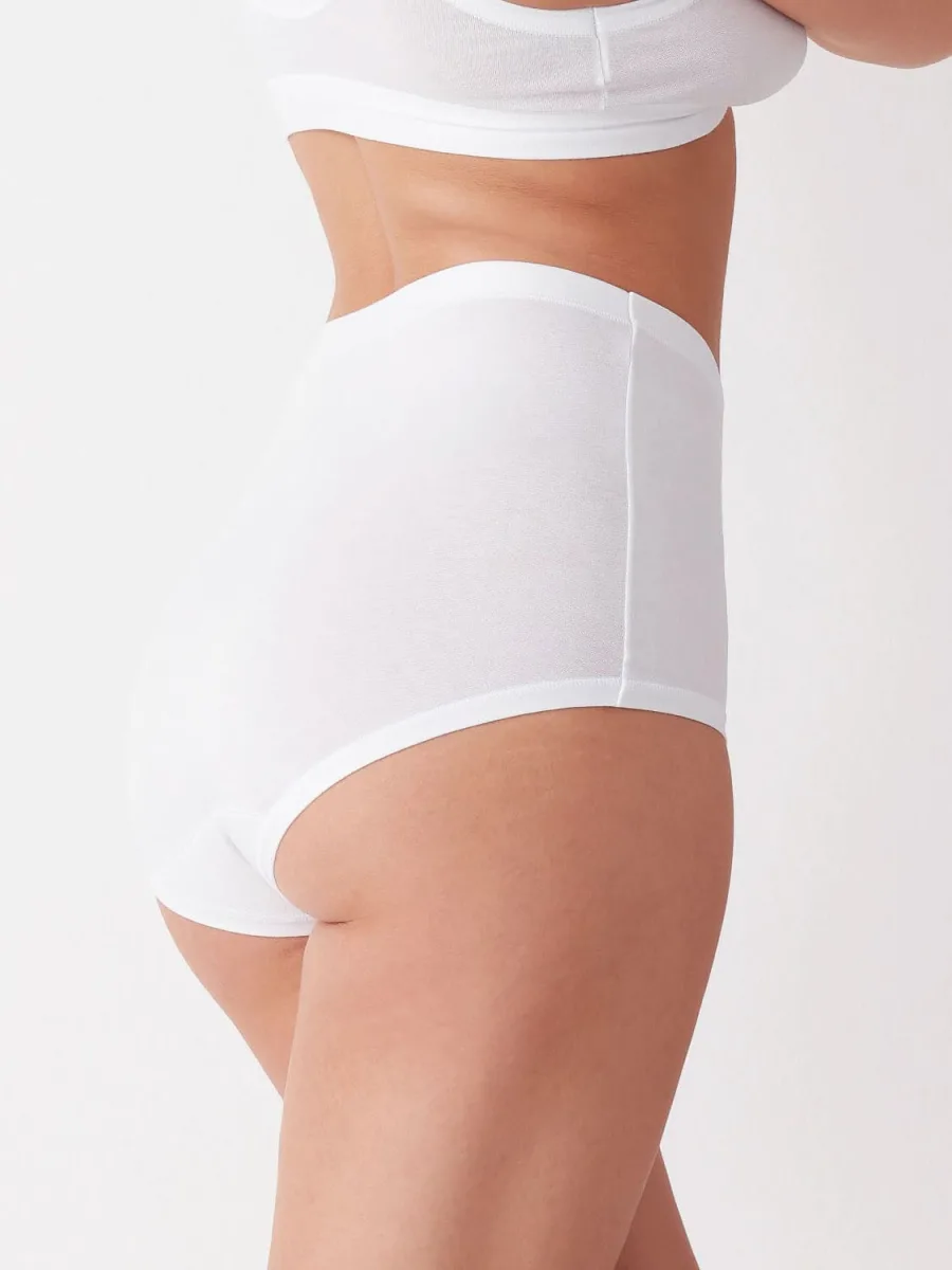 Cotonella GD107 Maxi Cotton High-Waisted Panties with Wide Waistband (2-pack)