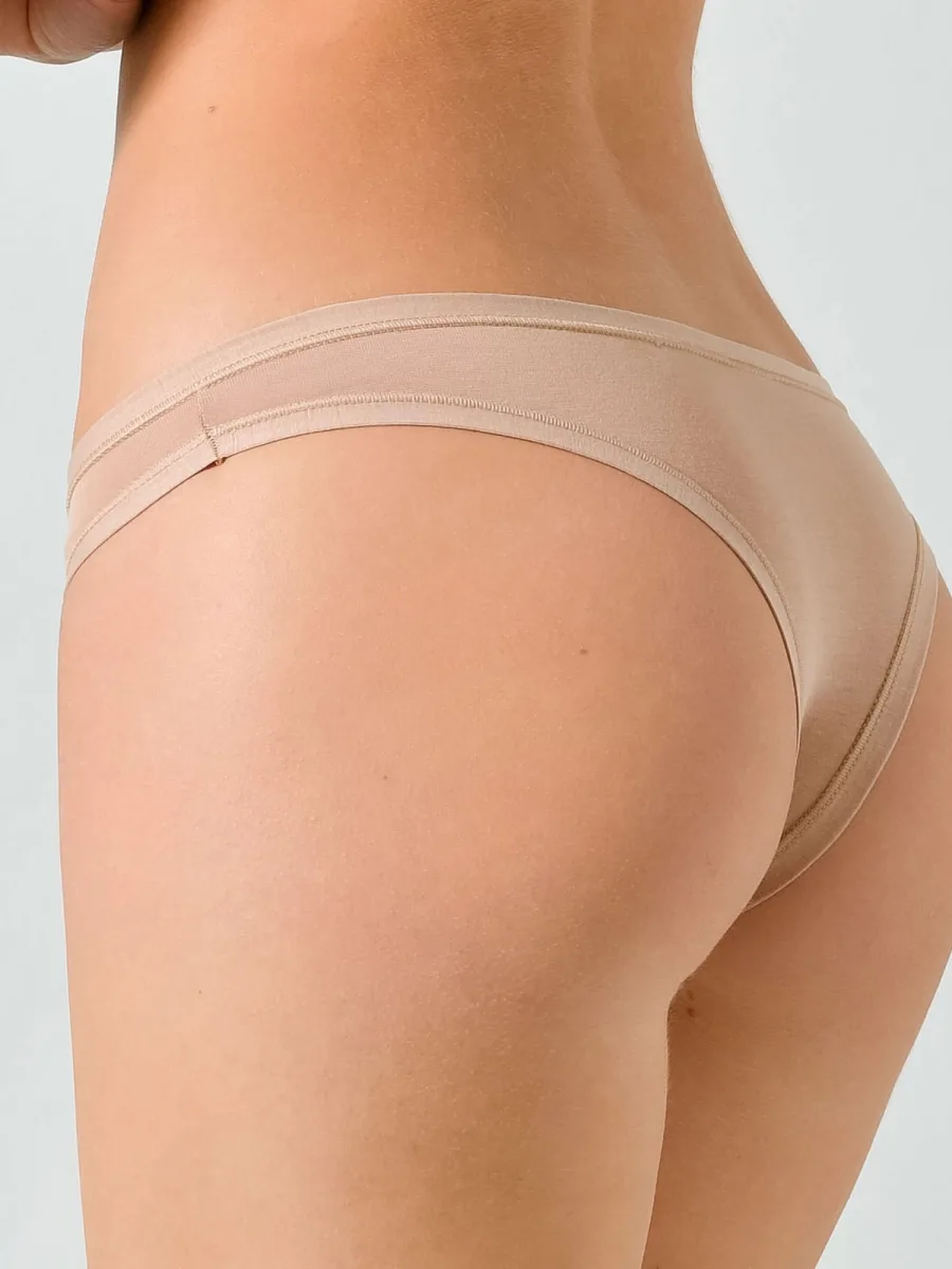 Cotonella GD139 Low-Rise Cotton Brazilian Panties (3-pack)