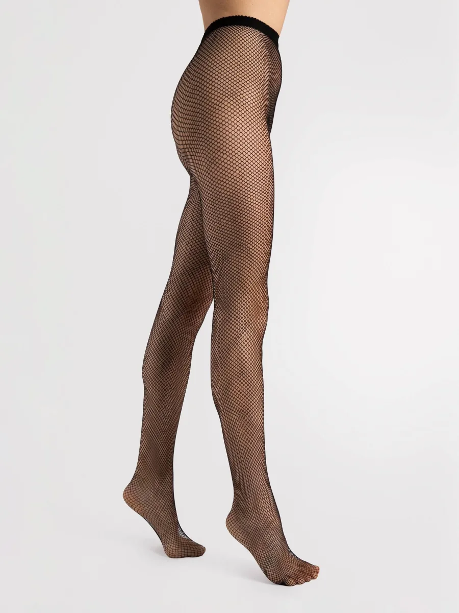 Classic Fishnet Tights FIORE Greta — 20 Den Seamless Look