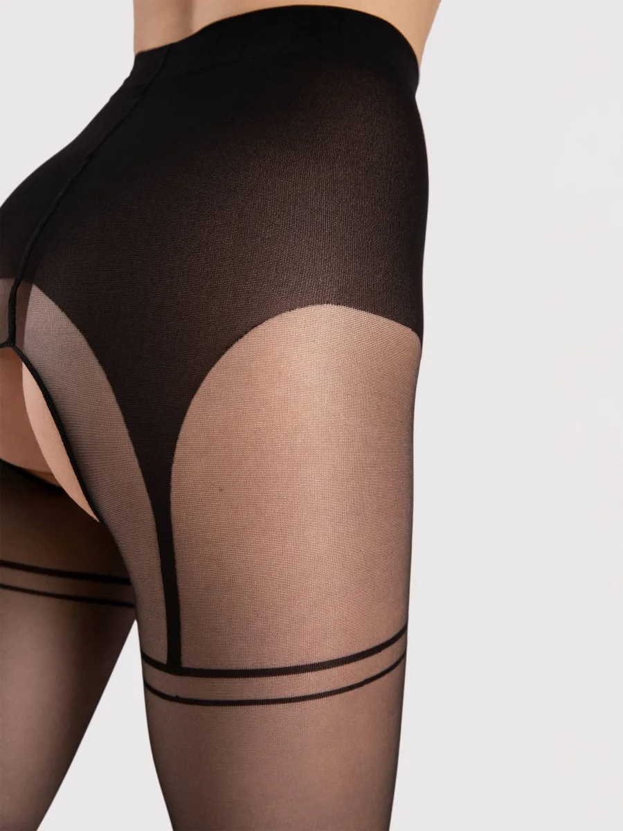 Mock Suspender Pantyhose FIORE Delight — 20 Den Sensual