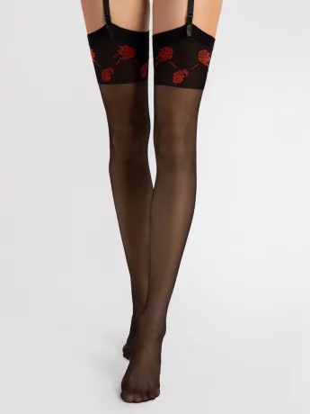 Red Rose Stockings FIORE Sabado — 20 Den Sheer Hosiery