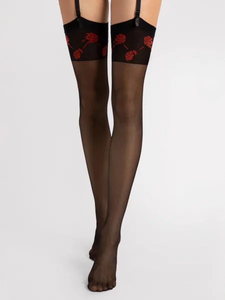 Red Rose Stockings FIORE Sabado — 20 Den Sheer Hosiery