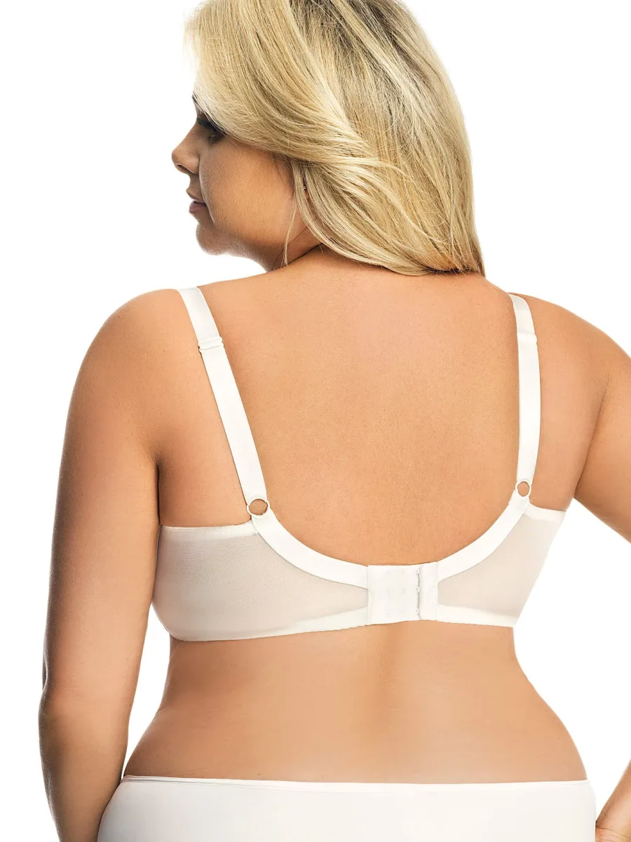 Cream Lace Underwired Soft Bra Gorsenia Paradise K496