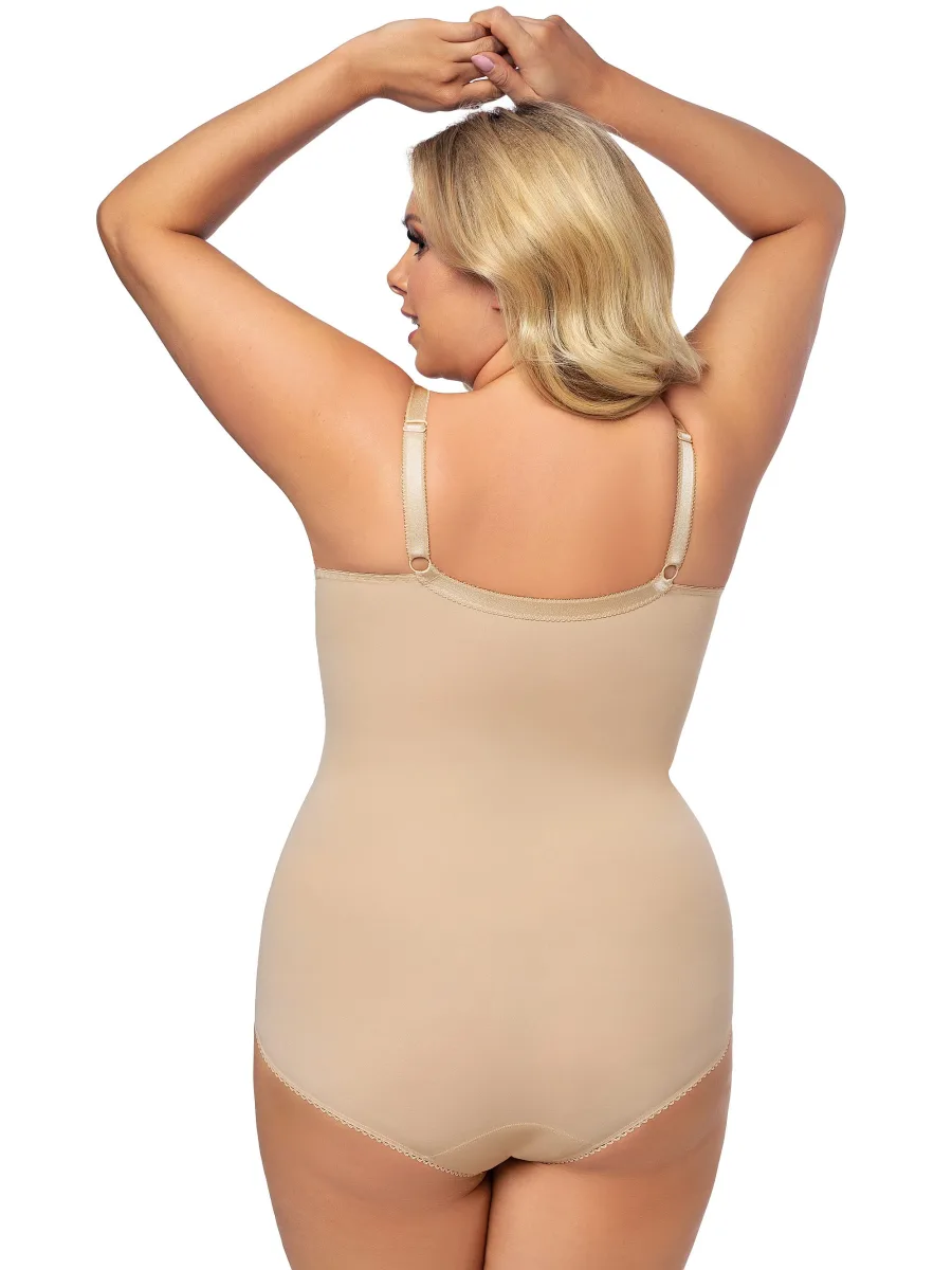 Beiger Bügel-Body ohne Polsterung Gorsenia Gala K356