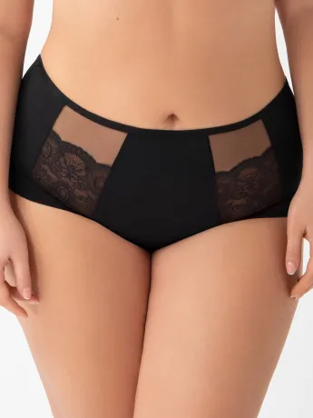 Gorsenia Luisse Full Briefs K442 Black