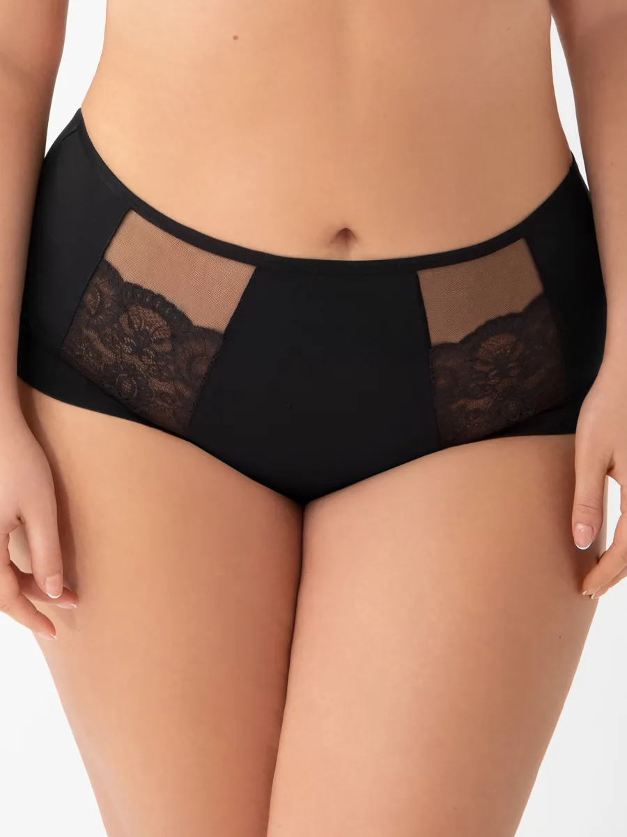 Gorsenia Luisse Full Briefs K442 Black