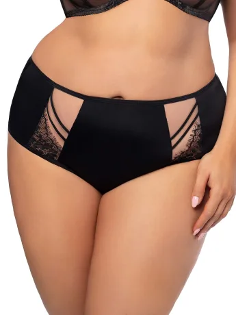 Gorsenia Paradise High Waist Slip K497 Schwarz