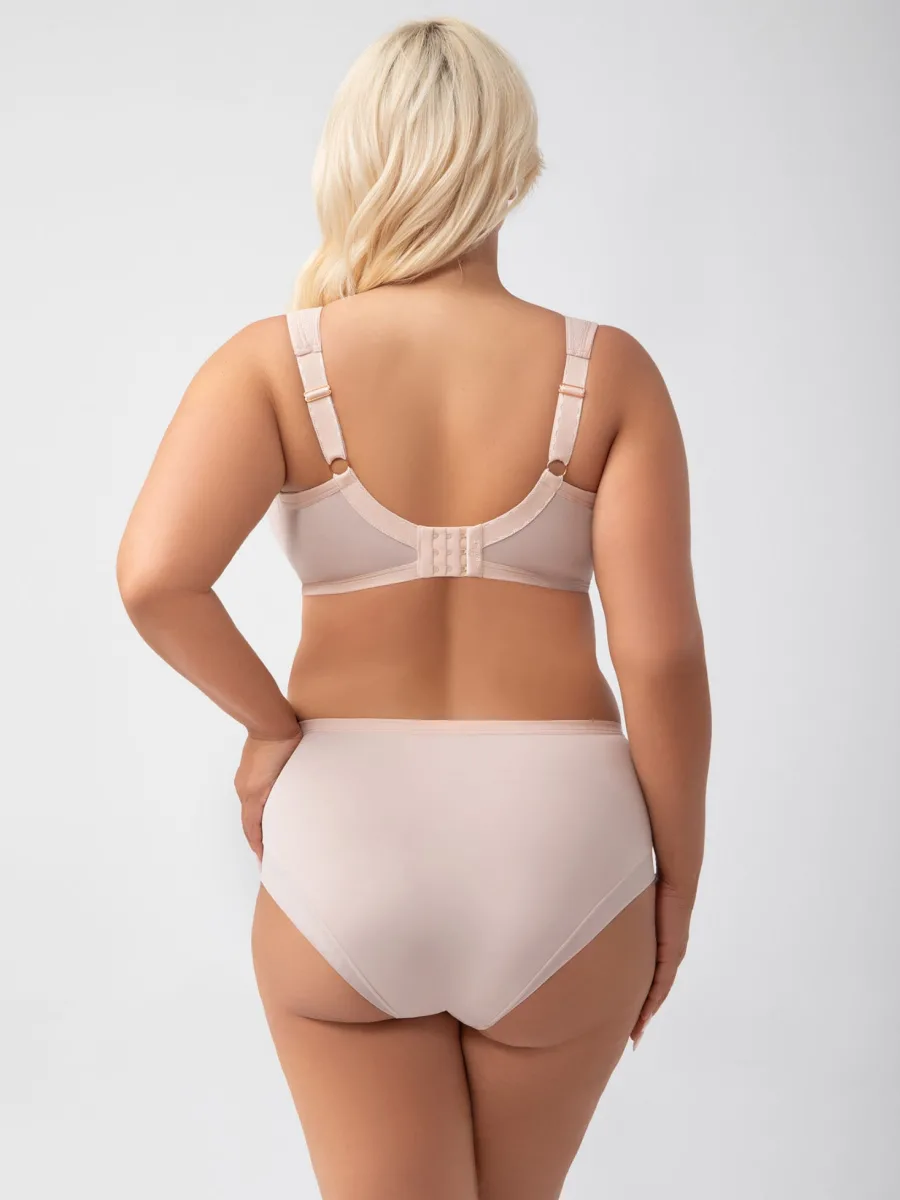 Beige Mesh High Waist Briefs Gorsenia Luisse K442/1