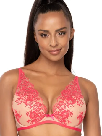 Plunge Push-Up Lace Bralette Mat Frances M-3804/11/1