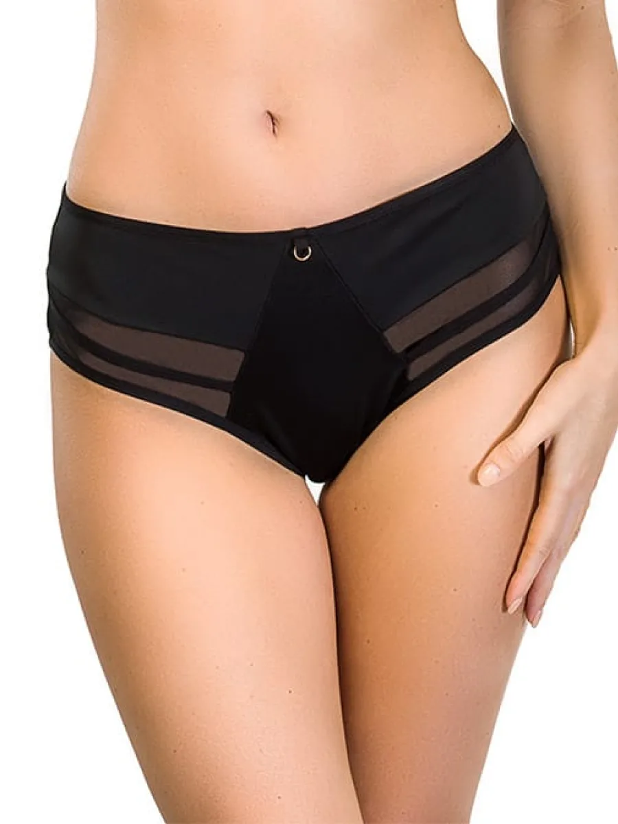 Bikini Panties Seamless Back Mediolano Laura 19020 – Jet Black