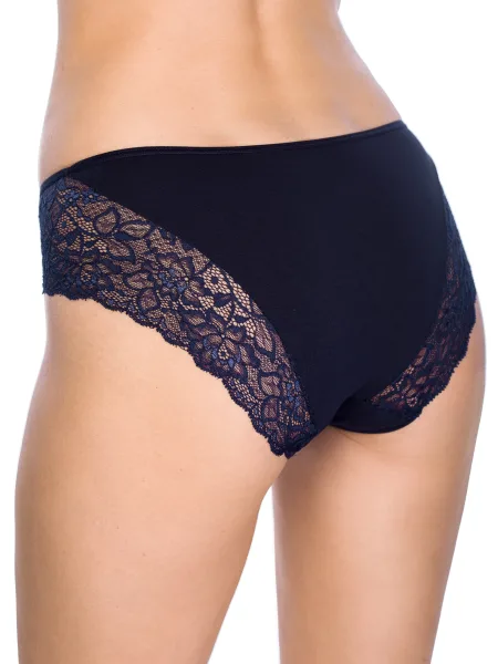 Cotton Panties with Lace Trim Mediolano Olivia 07028
