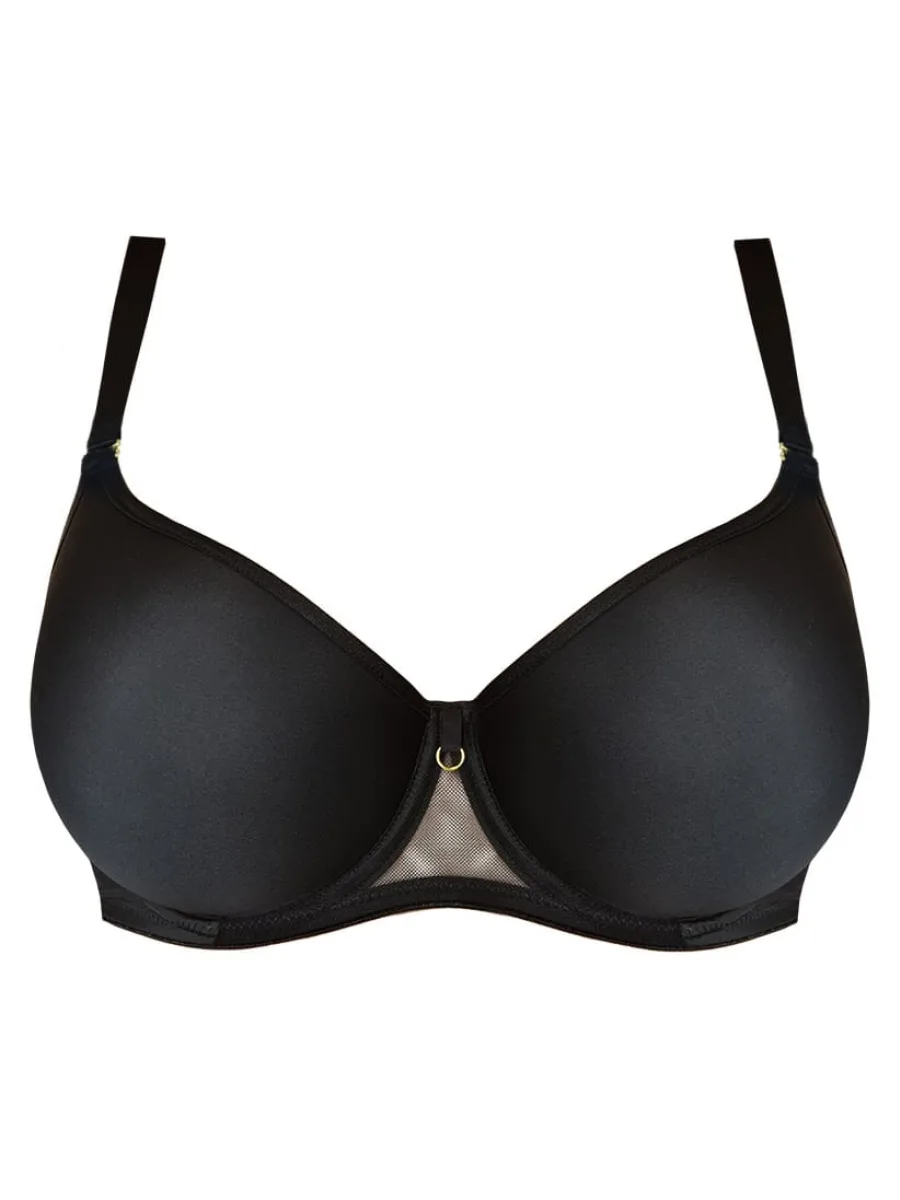 Push-Up Bra Removable Straps Mediolano Queen 19061 – Jet Black
