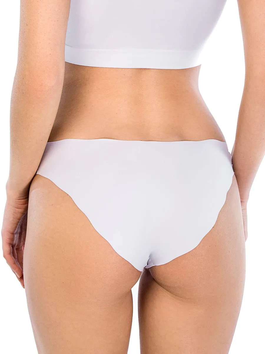 Nahtloser Glatter Mini-Bikini-Slip Mediolano Sens Beige 13004
