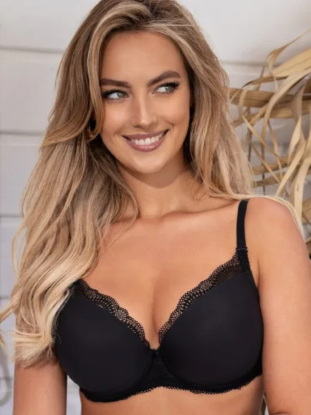Classic Push-Up Bra Mefemi Pepite – Black Underwired Lift