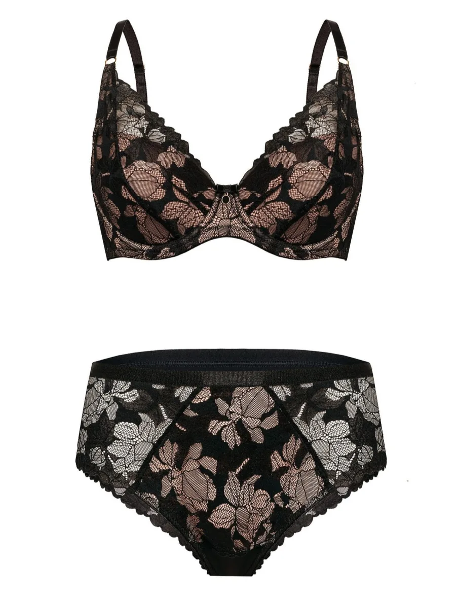High-Waist Lace Brazilian Panties Mefemi Hanna – Cheeky Lift & Comfort