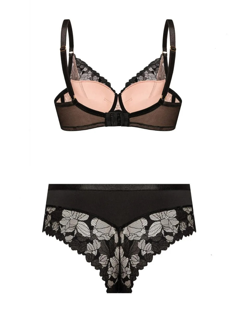 High-Waist Lace Brazilian Panties Mefemi Hanna – Cheeky Lift & Comfort