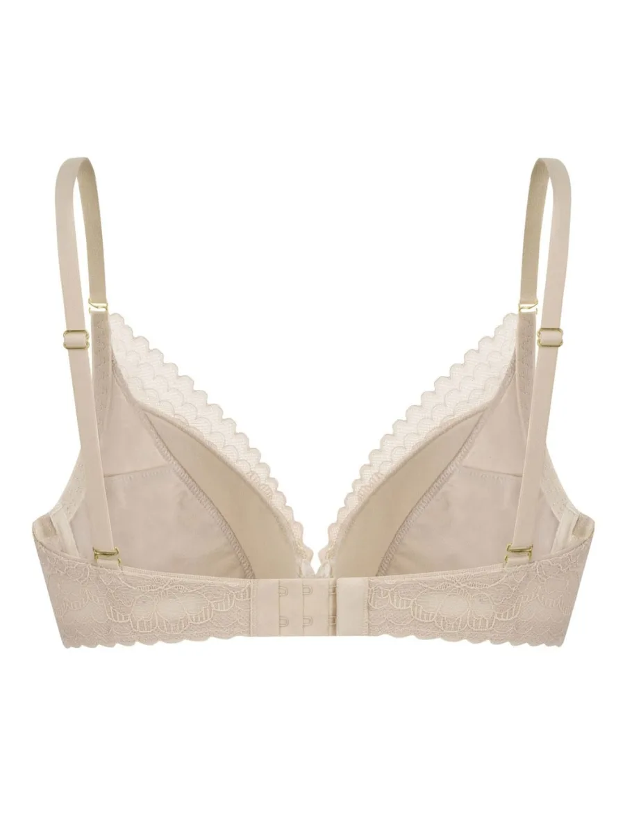 Lace Plunge Push-Up Bra Mefemi Elisabeth – Adjustable Volume