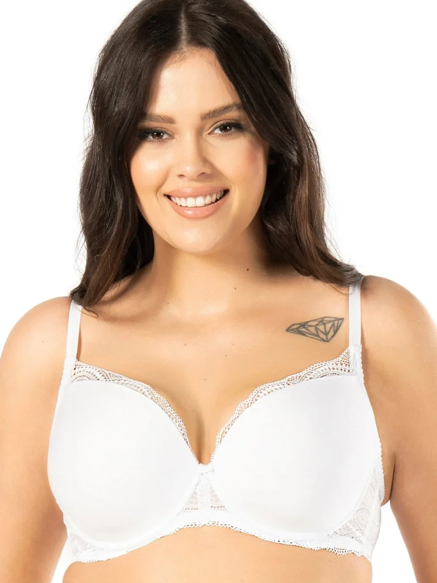 Lace-Trim Push-Up Bra Mefemi Pepite – Removable Padding