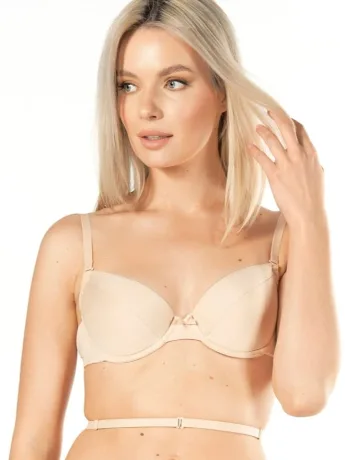 Multiway Push-up-BH Mefemi Lena 02 Beige – Für einen tiefen Rücken