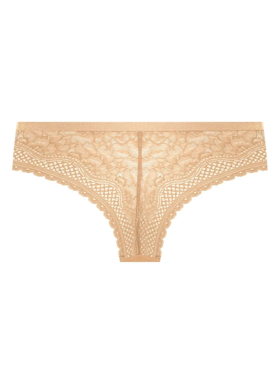Nude Lace Brazilian Panties Mefemi Clarisa – Invisible Elegance