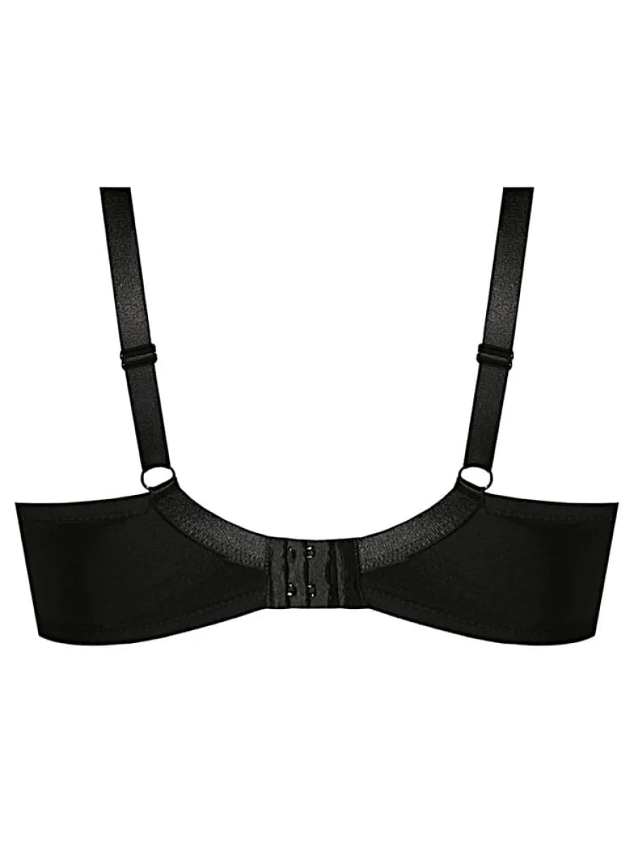 Seamless Spacer Bra Mefemi Anna Black – Breathable Minimizer