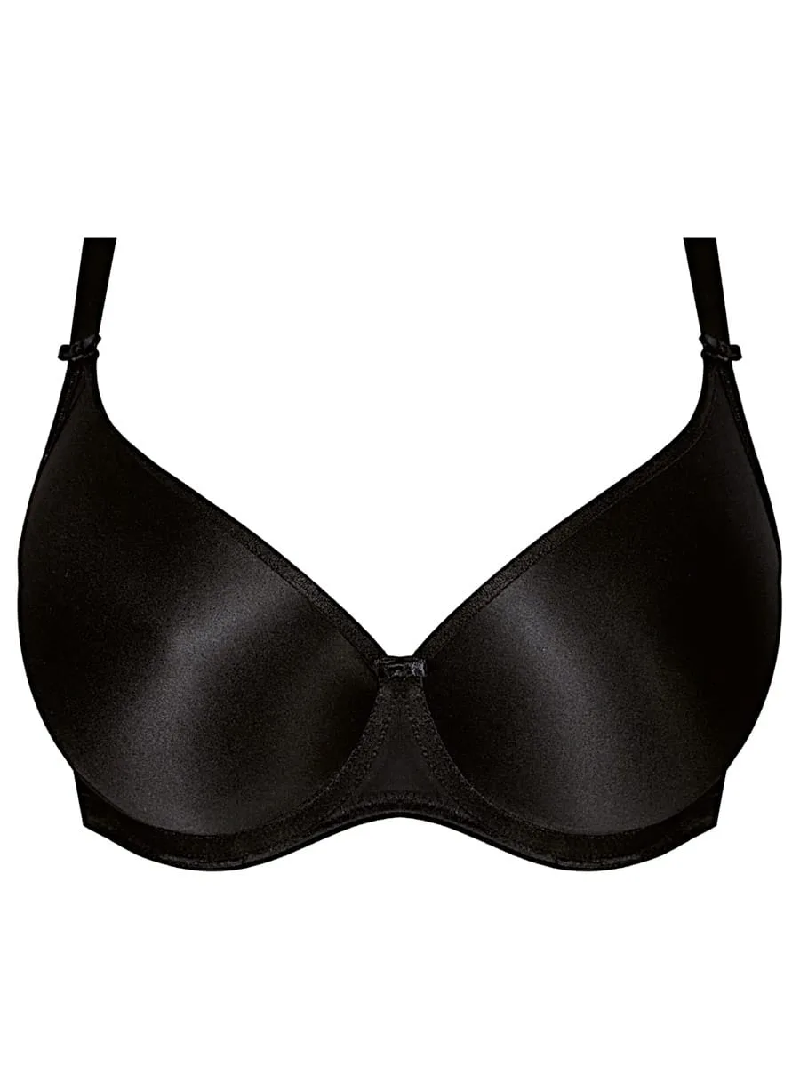 Seamless Spacer Bra Mefemi Anna Black – Breathable Minimizer