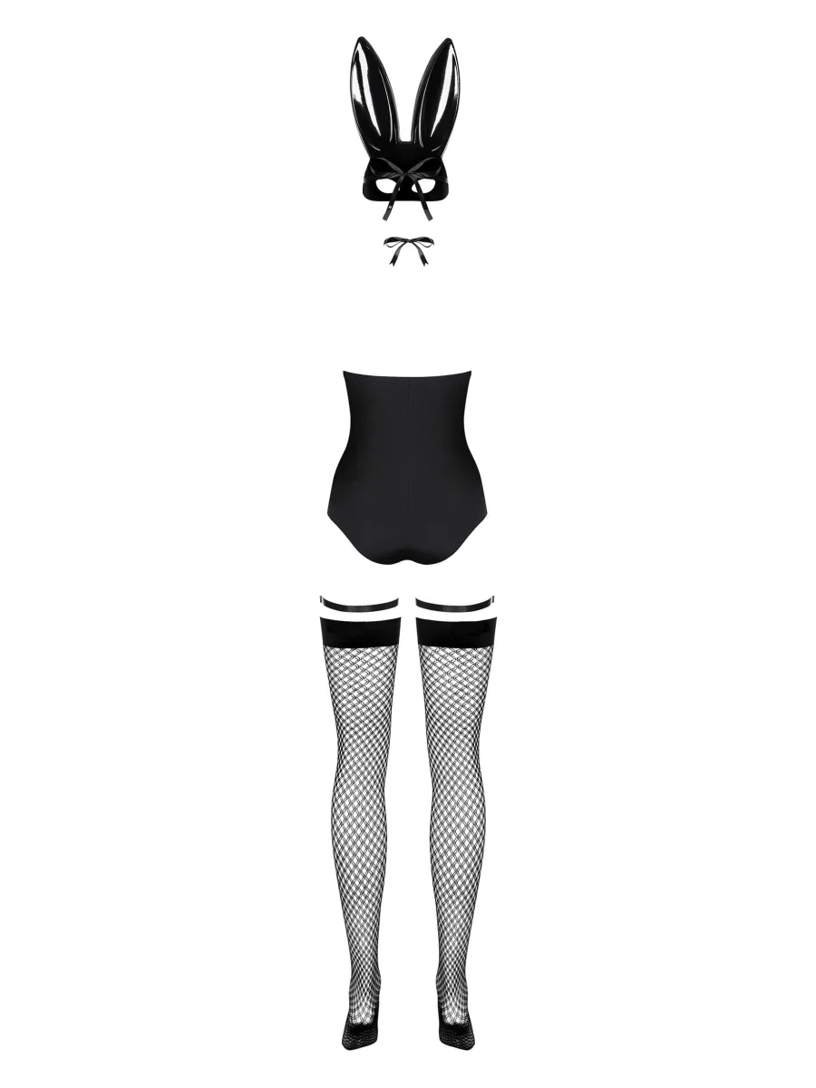Black Bunny Set Obsessive Bunny — Sexy Lingerie