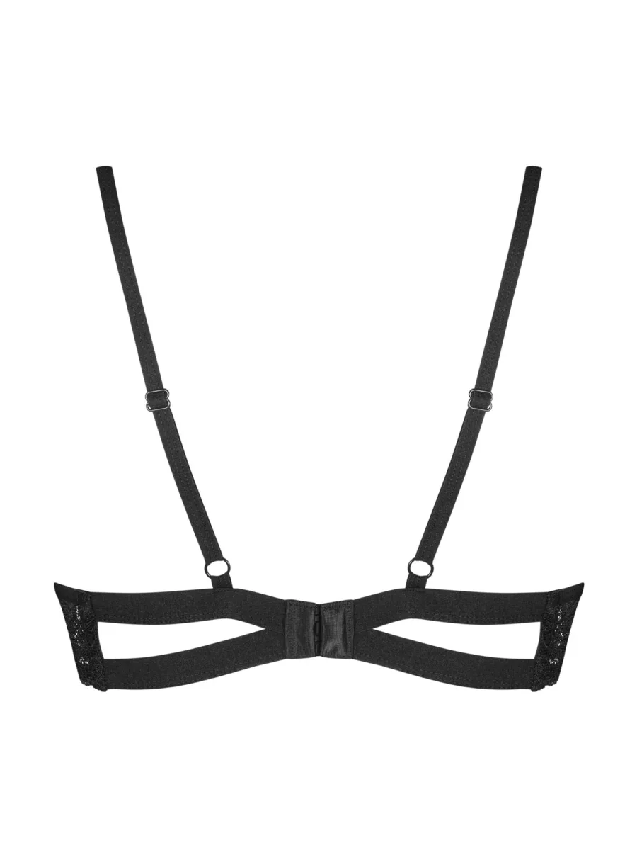 Black Lace Bra Obsessive Nutris — Underwired Cups