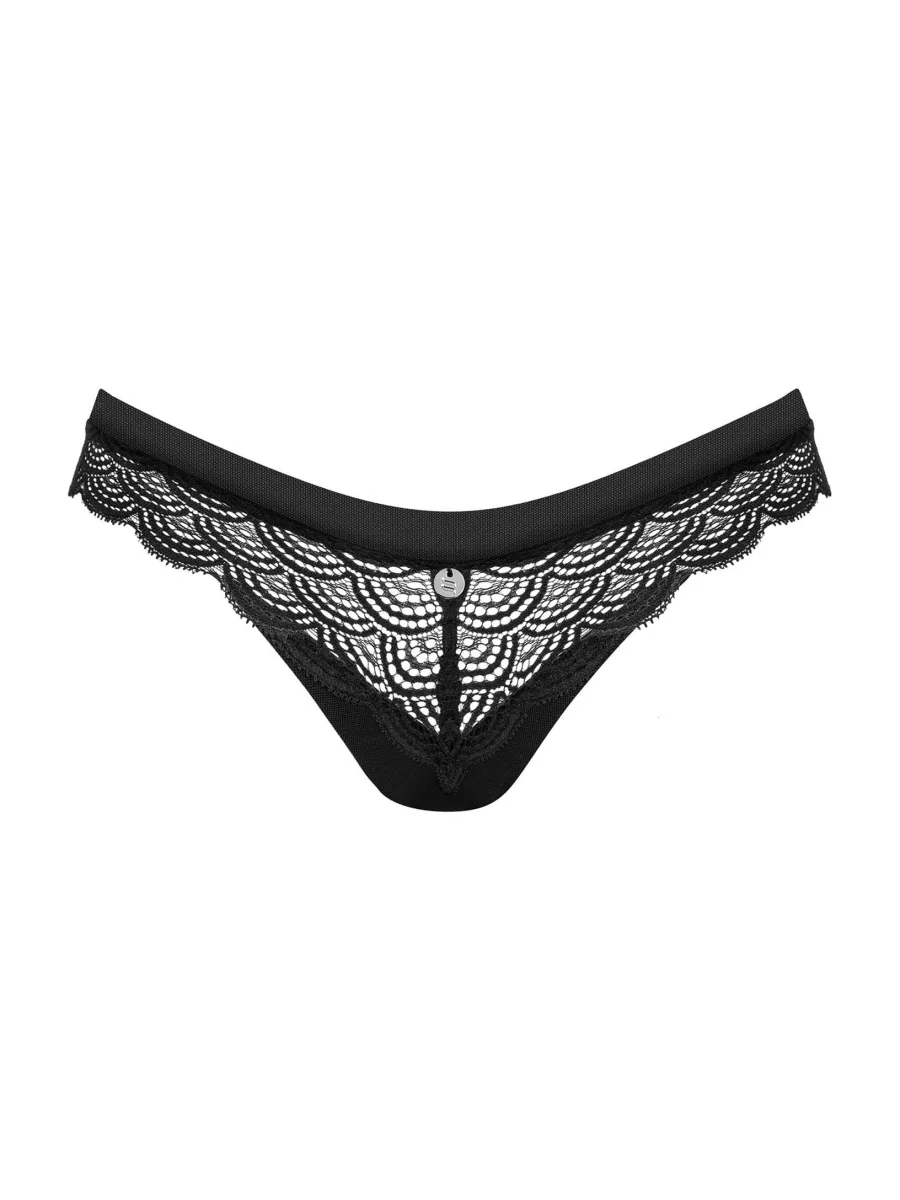 Black Lace Thong Obsessive Chemeris — Cut-Out