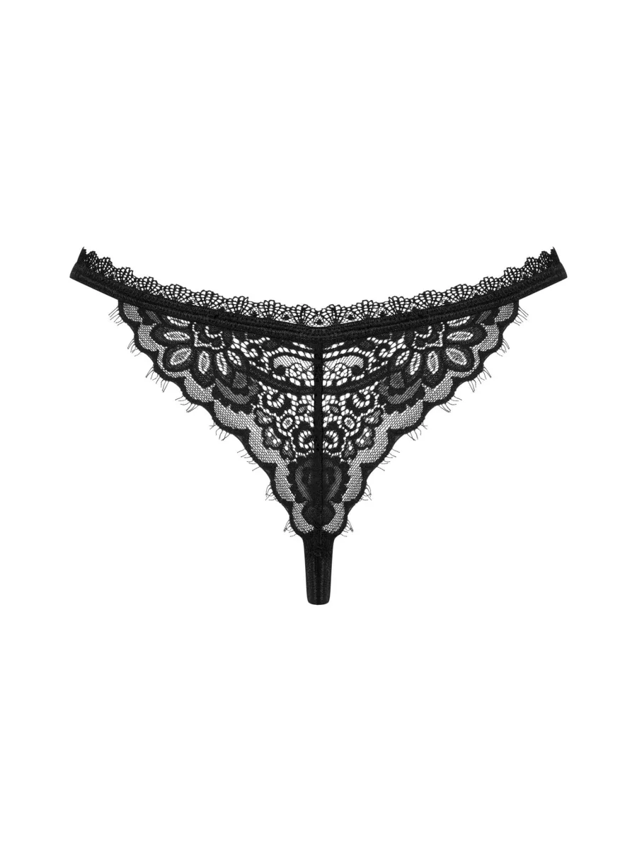 Black Lace Thong Obsessive Maderris — Sexy Minimalism