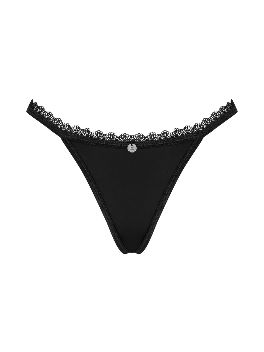 Black Lace Thong Obsessive Maderris — Sexy Minimalism