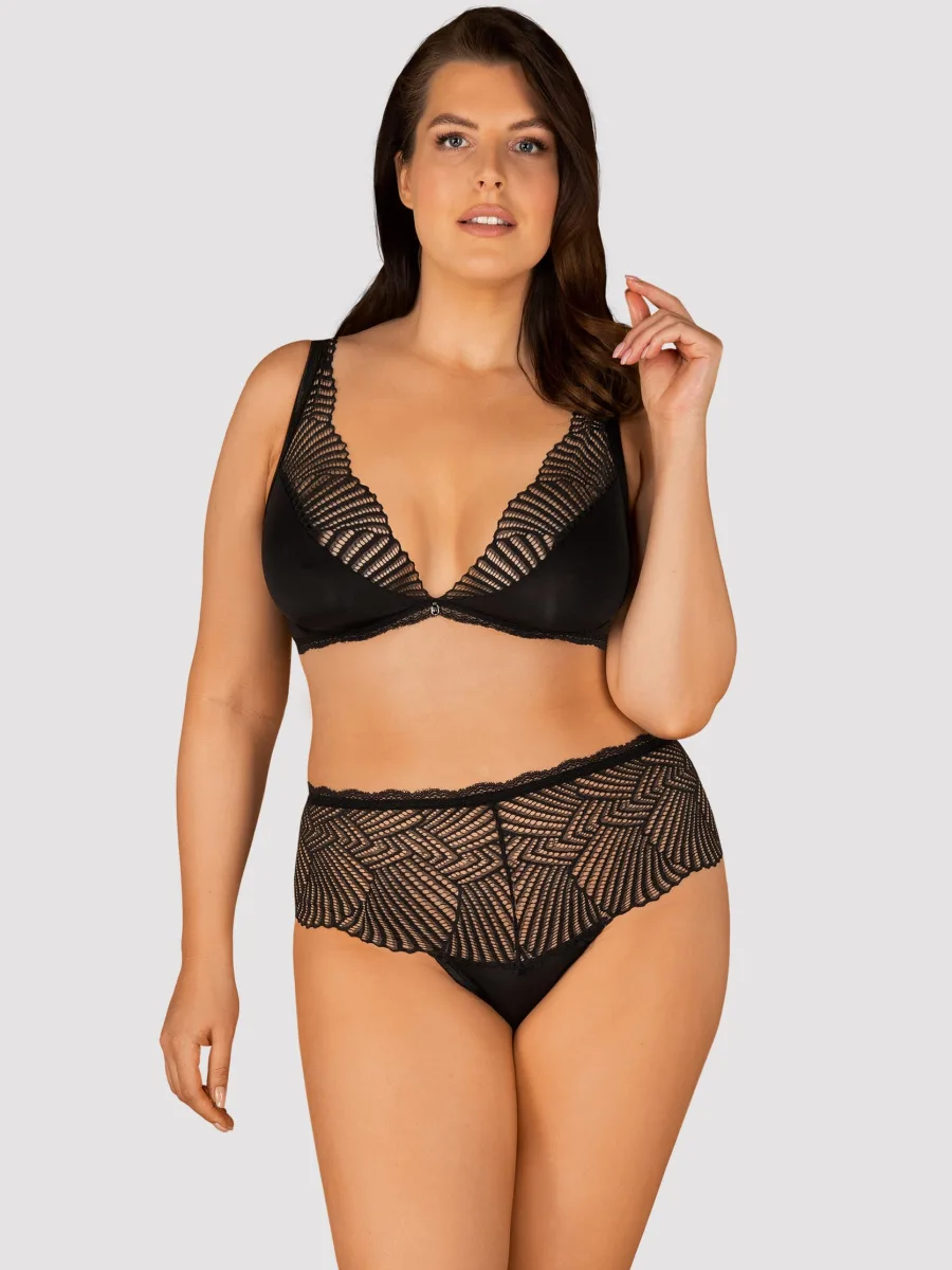 Black Set Obsessive Klarita — Lace Lingerie