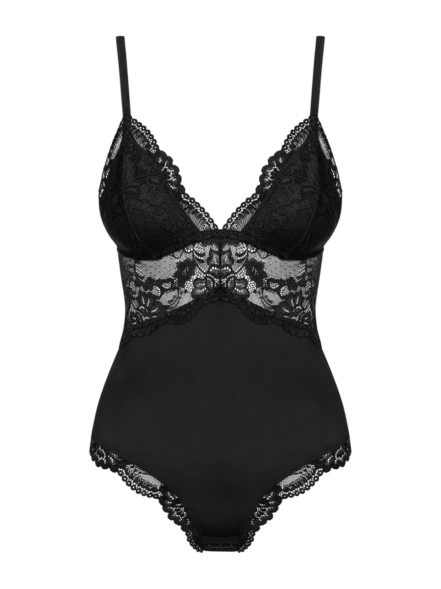 Obsessive 810-TED-1 Reizvoller Spitzen-Body mit Trägern