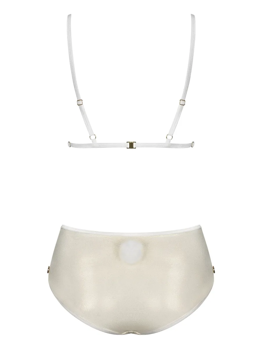 Gold Bunny Set Obsessive Neo Goldes — Lingerie