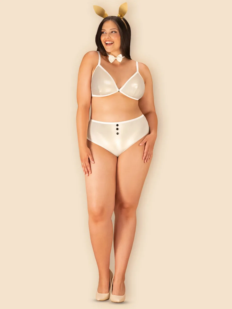 Gold Bunny Set Obsessive Neo Goldes — Lingerie