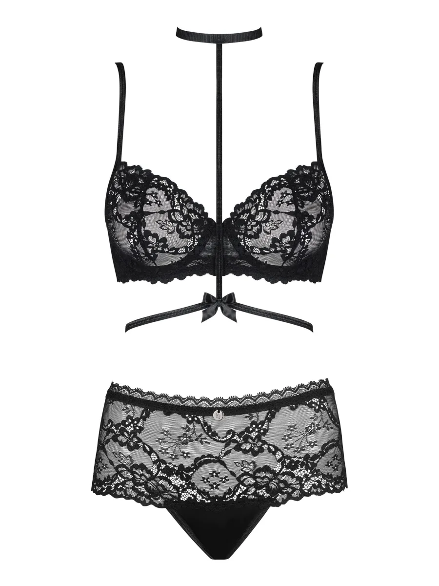 lack Lace Set Obsessive Raquelia — Underwired