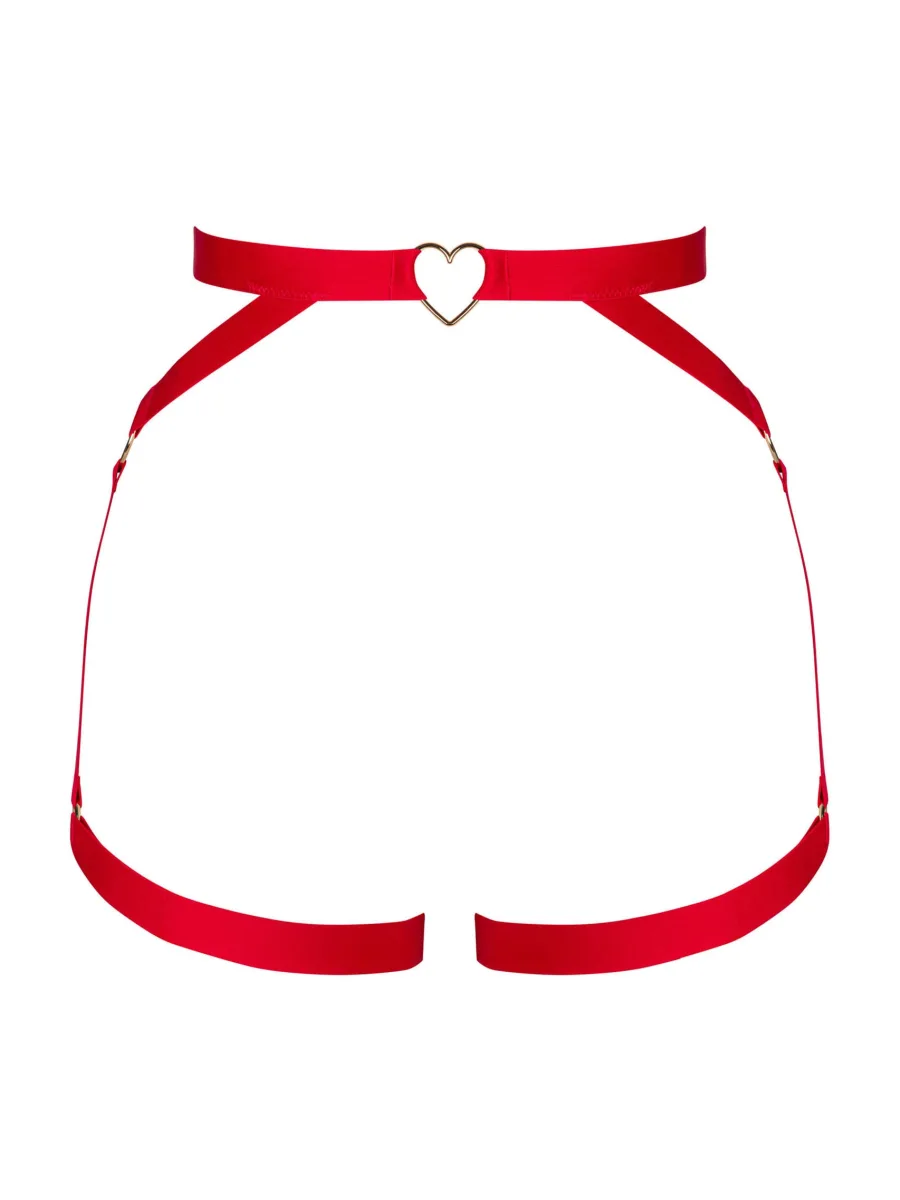 Red Harness Obsessive Elianes — Adjustable Straps