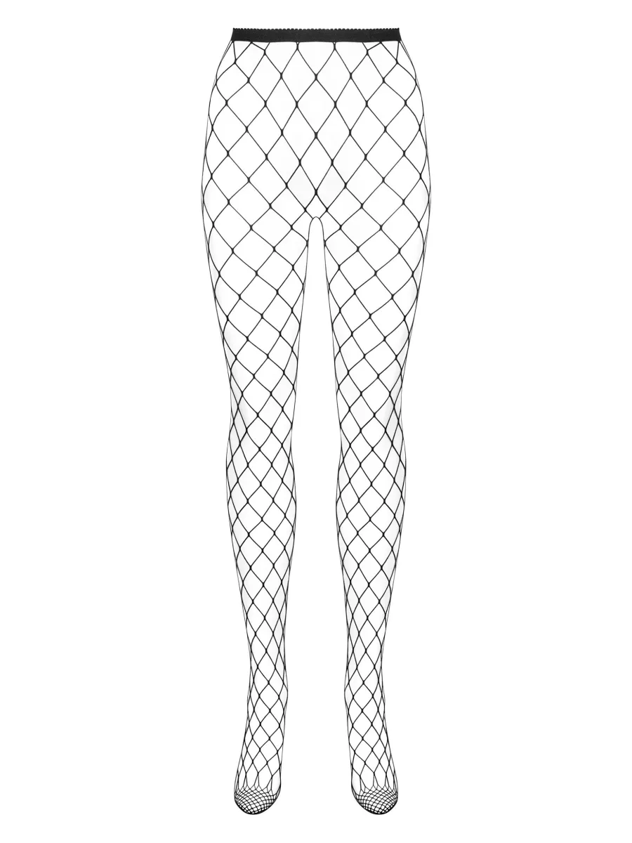 Sexy Fishnet Tights Obsessive S812 – Black and Red Lingerie