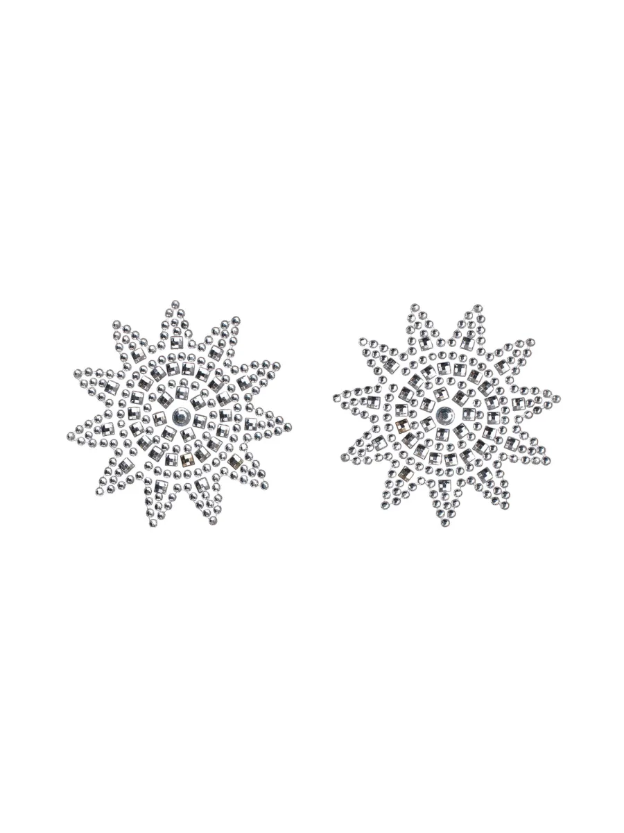 Silver Crystal Star Nipple Covers Obsessive Olianna