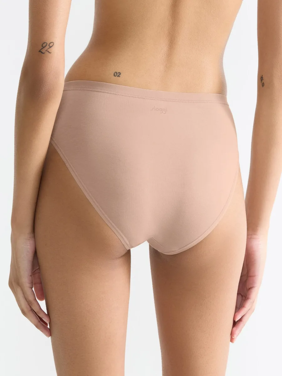 High Leg Cotton Briefs Sloggi Go Daily Tai – Soft Organic 3-Pack