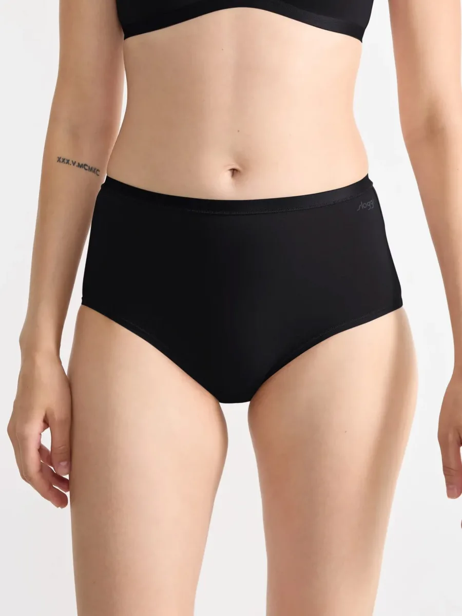 High Waist Cotton Panties Sloggi Go Daily – Soft Organic 3-Pack