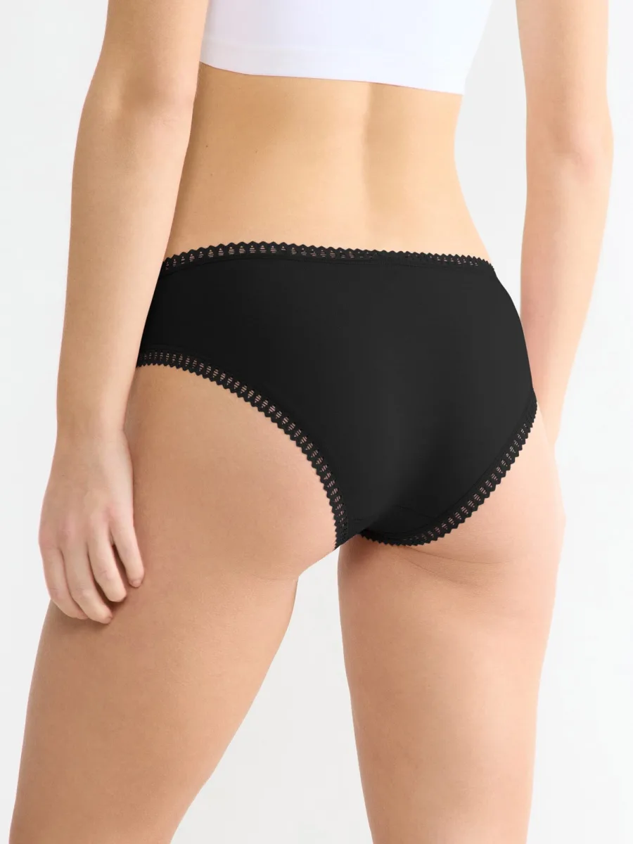 Hipster Panties Sloggi Go Crush 3-Pack – Organic Cotton Black