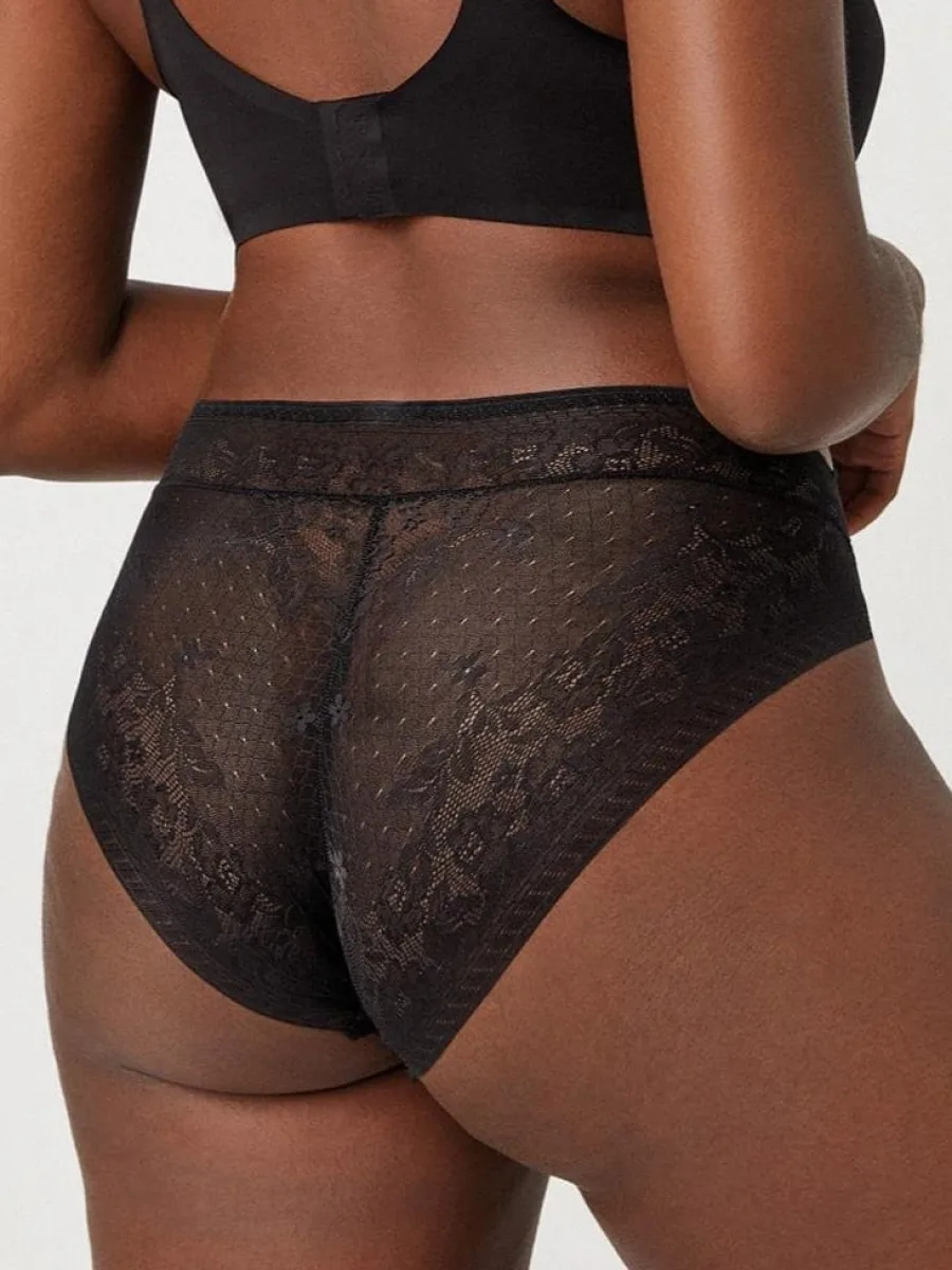 Lace Back Panties Ysabel Mora 19671 – Microfiber Midi Brief
