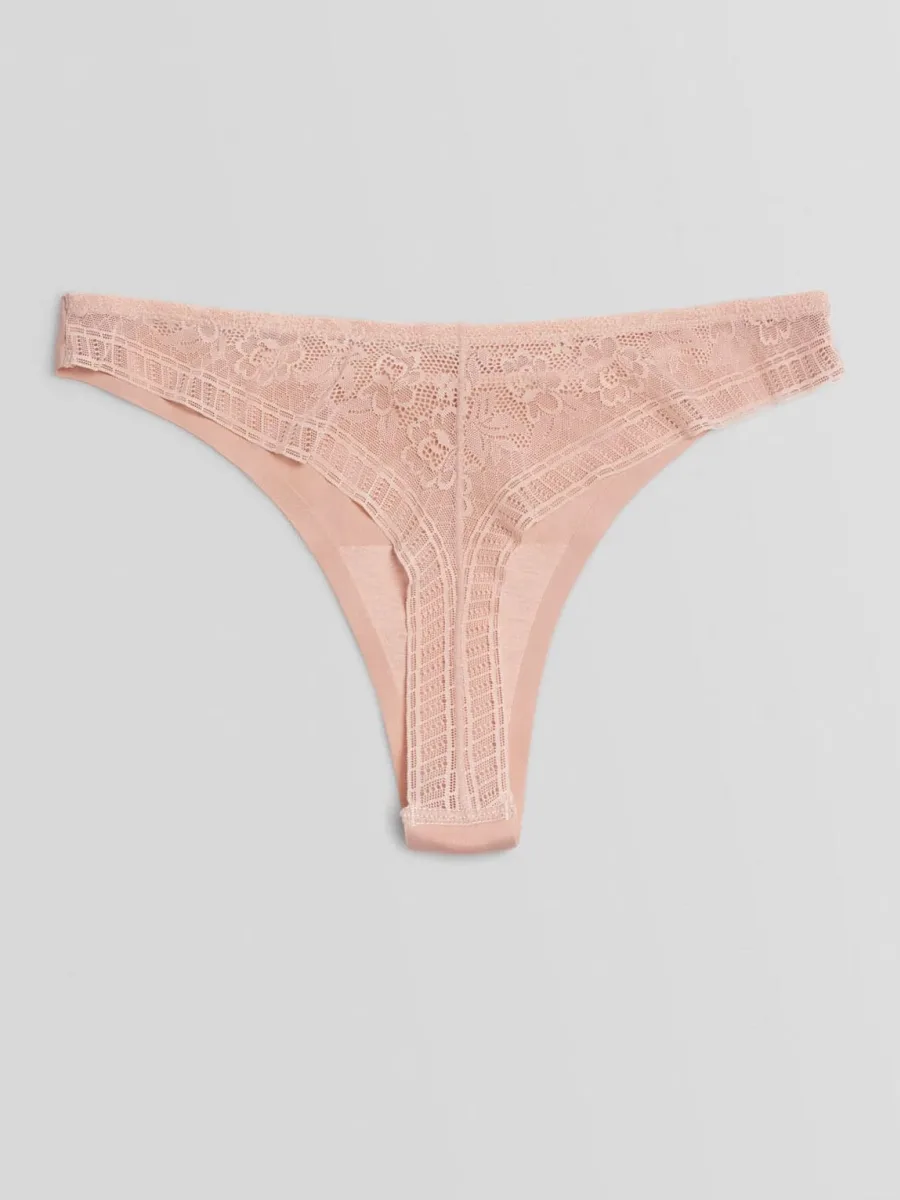 Lace Thong Ysabel Mora 19673 – Invisible Microfiber & Lace